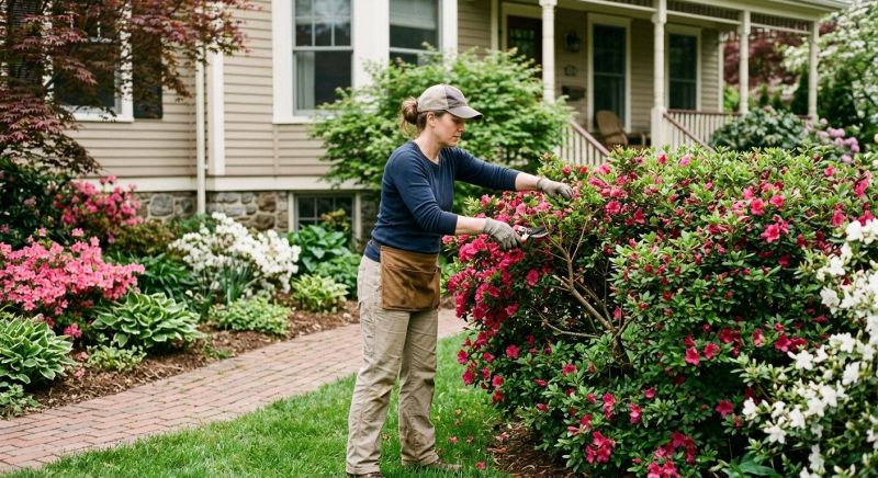 Azalea Pruning in Honolulu, HI