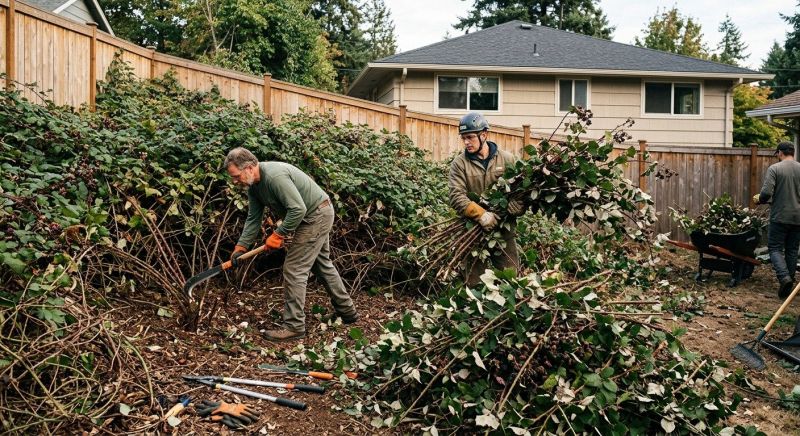 Blackberry Bush Removal in Aiken, SC