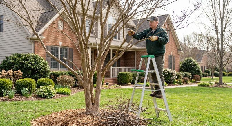 Crape Myrtle Pruning in Aiken, SC