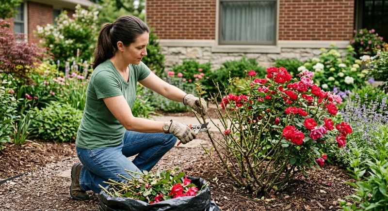 Knockout Roses Pruning in Ventura County, CA