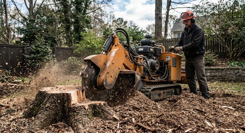 Stump Cutting in Aiken, SC