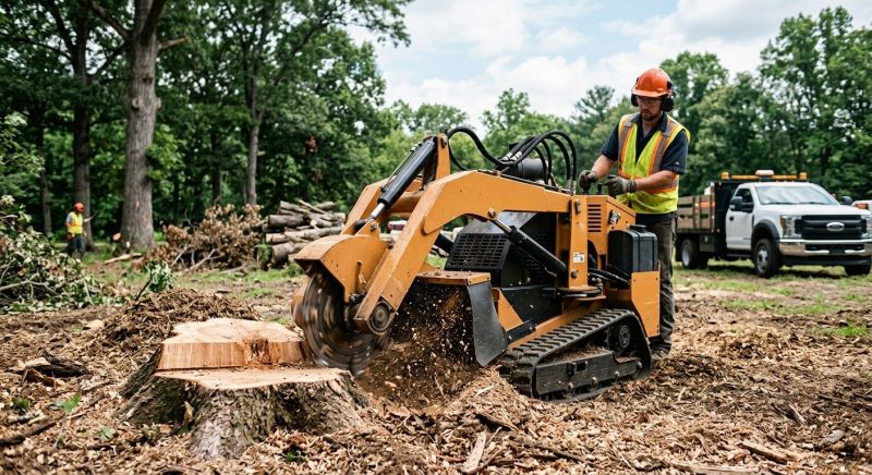Commercial Stump Grinding in Pottstown, PA