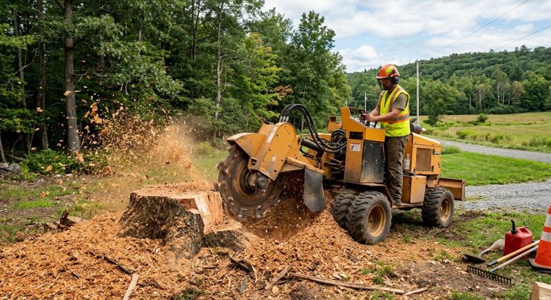 Commercial Stump Grinding in Doylestown, PA