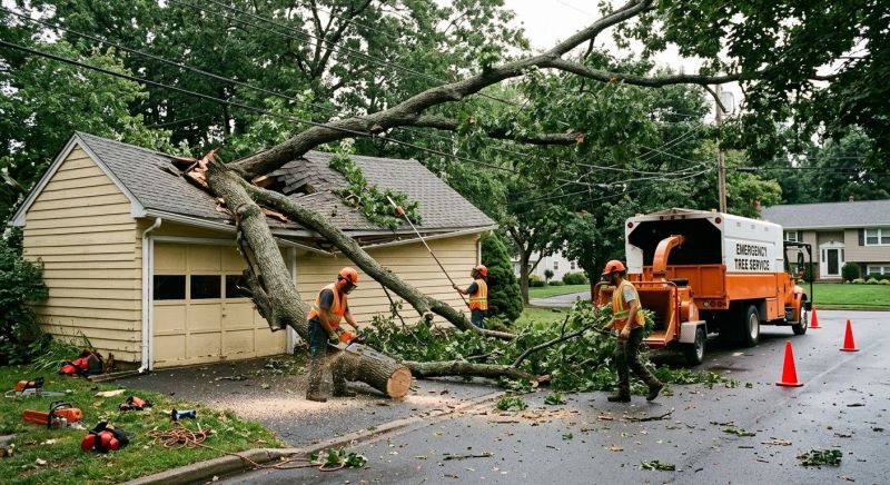 Fallen Tree Removal in Allentown, PA