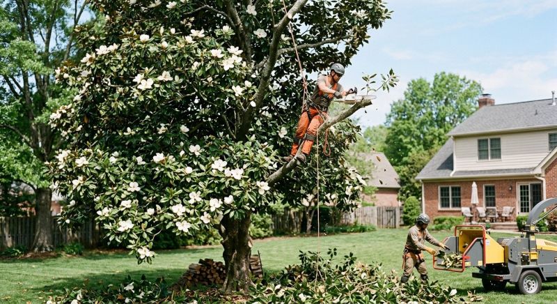 Magnolia Tree Pruning in Reno, NV