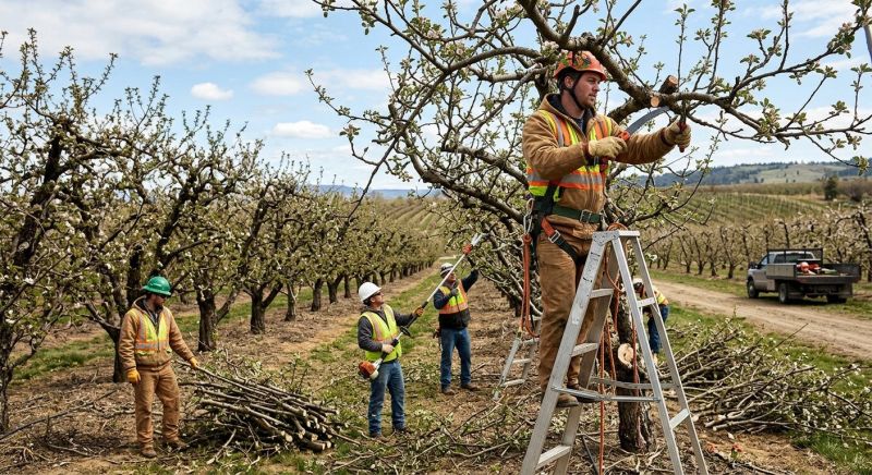 Orchard Tree Pruning in San Jose, CA