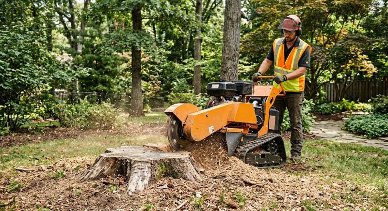 Tree Root Grinding in Calvert County, MD